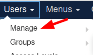 click users manage