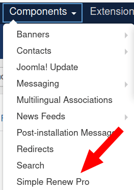 go to components simple renew pro