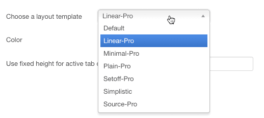 Choosing layouts for your sliders