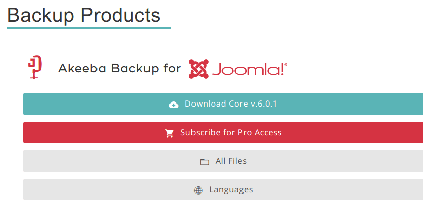 download akeeba backup for joomla