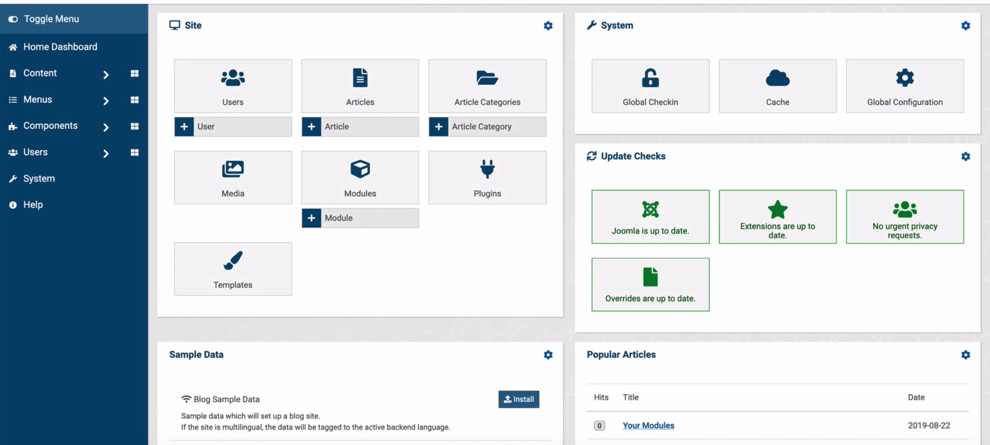 The Joomla 4 Admin Template is Ready!