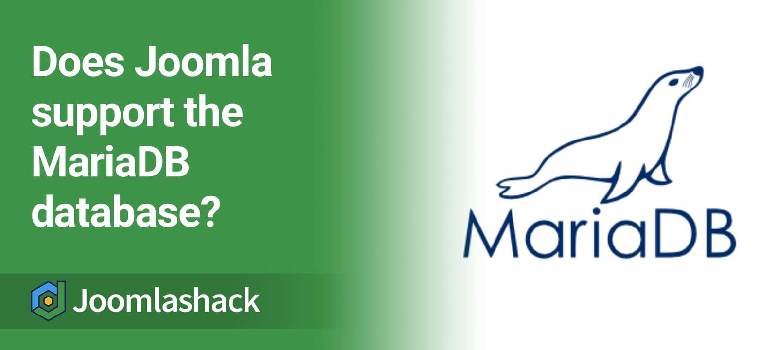 Does Joomla Support the MariaDB Database?