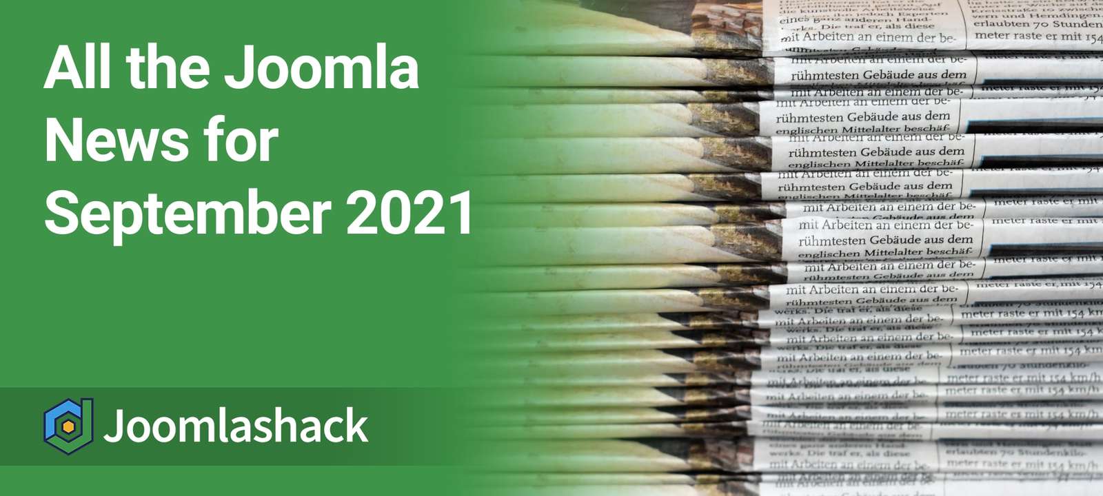 All the Joomla News for September 2021 