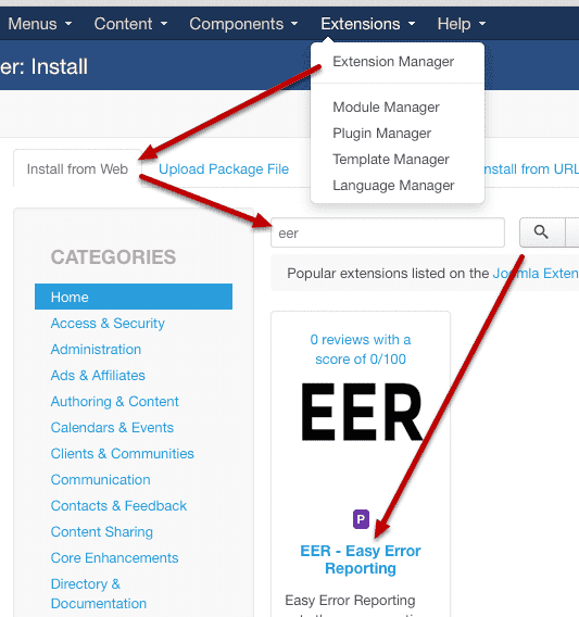 Turn on Error Reporting for Joomla Super Users Only