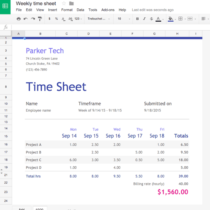 Getting the link for a Google Spreadsheet