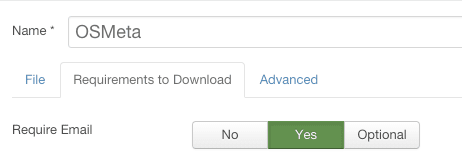 Requirements to Download inside OSDownloads files