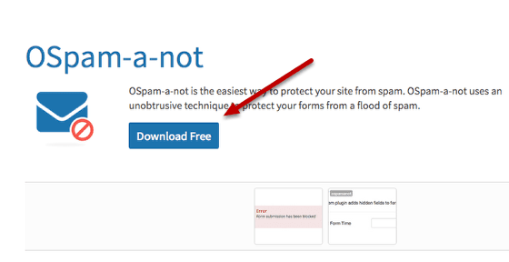 OSpam-a-not: A User-Friendly Alternative to CAPTCHA in Joomla