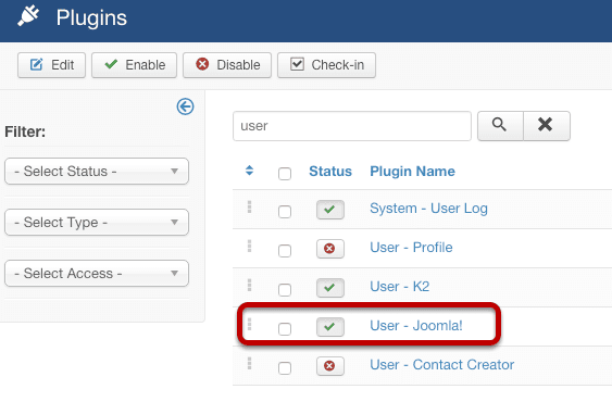 Joomla Passwords by Email