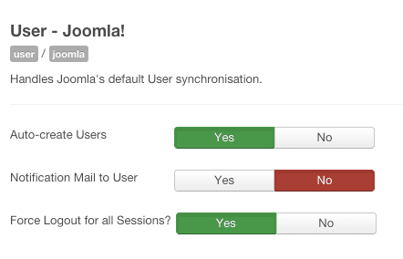 Joomla Notification Mail to User