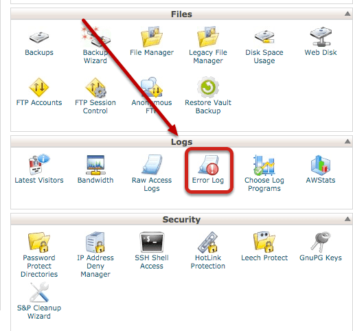 Fix a 500 Internal Server Error in Joomla - go to error logs