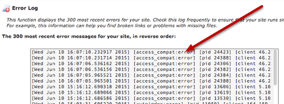Fix a 500 Internal Server Error in Joomla - error message