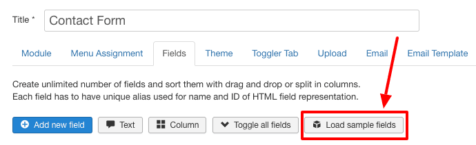 load sample data