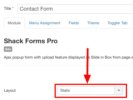 static module for Joomla loadposition