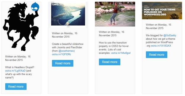 More Widgetkit Coolness with X / Twitter, Articles and Slideshows