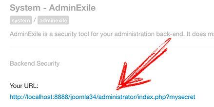 Joomla AdminExile