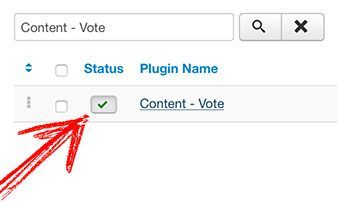 Voting in Joomla