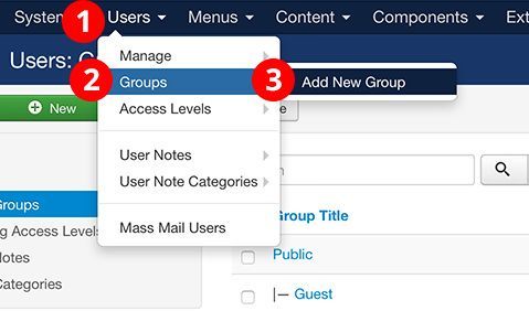 Custom User Groups and Access Levels