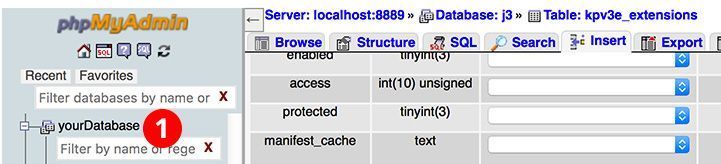 Joomla, Disable the Admin Tools Plugin