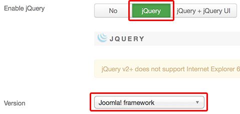 Version: Joomla Framework