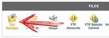 Using File Manager during Install a Joomla Template through Discover