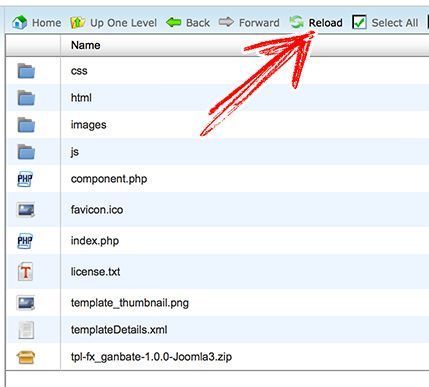 see the extracted files for your Joomla template