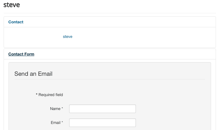 auto contact form