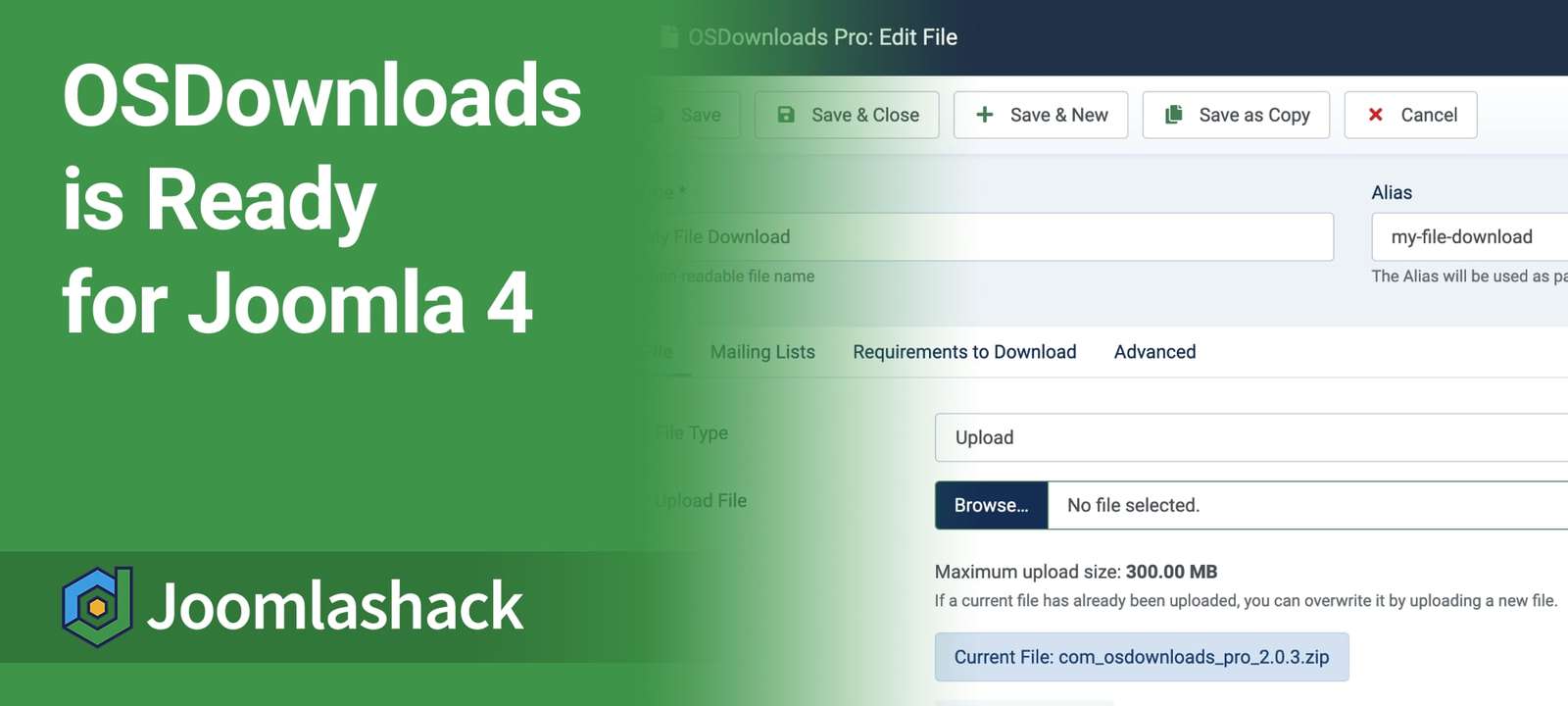 OSDownloads is Ready for Joomla 4