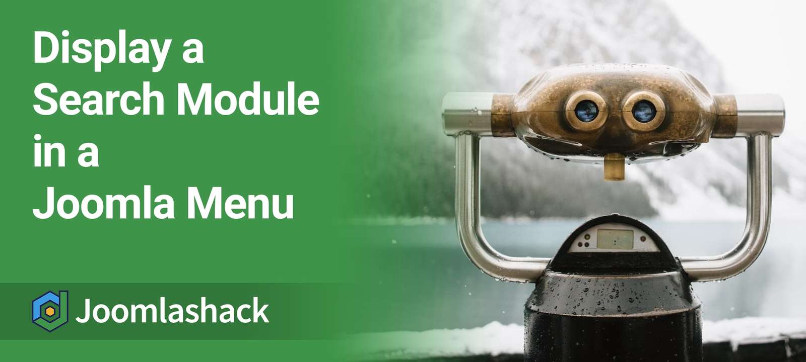 How to Display a Search Module in a Joomla Menu