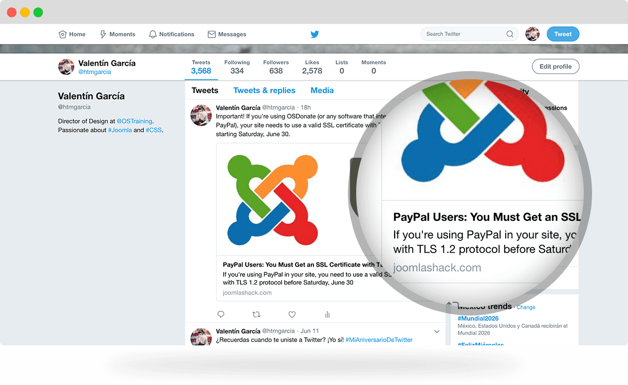 Shack Open Graph Joomla Twitter cards