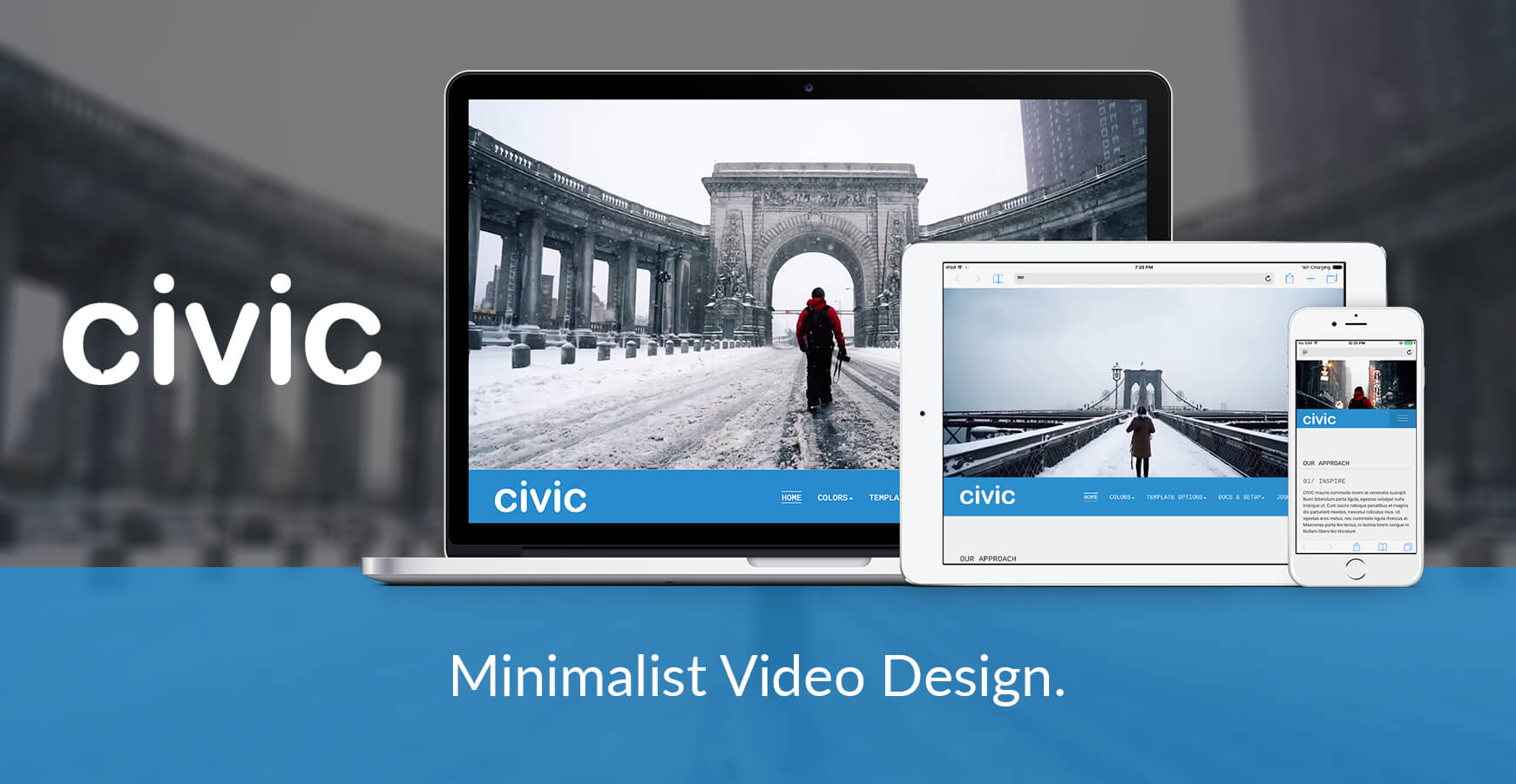 Civic template design