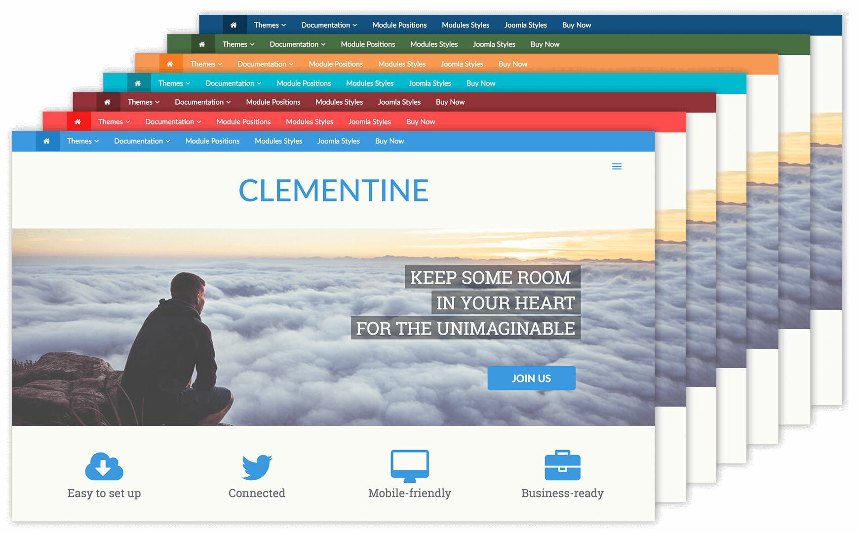 Clementine joomla template