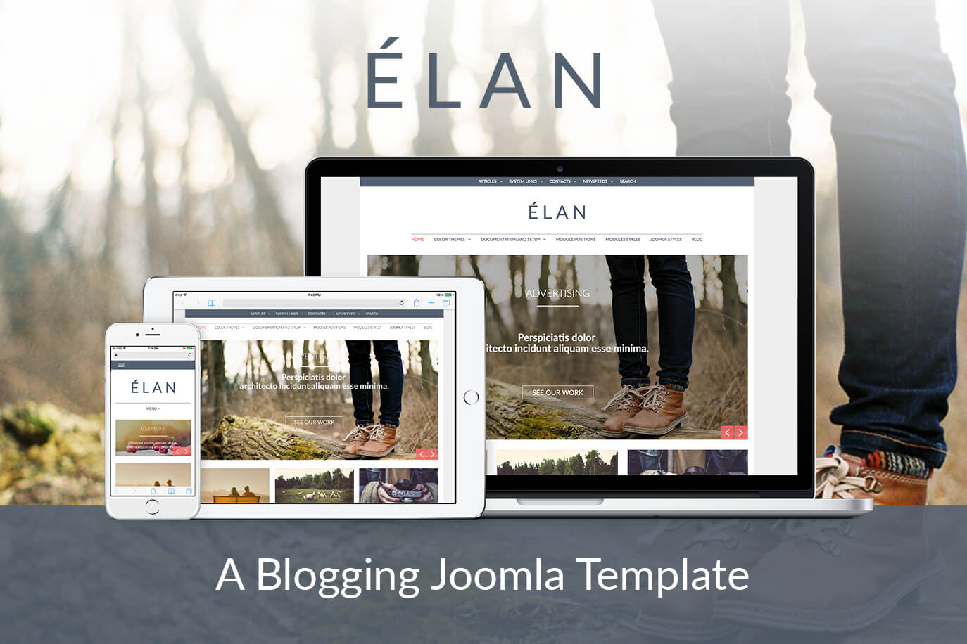 A Minimal and Elegant Template - Élan