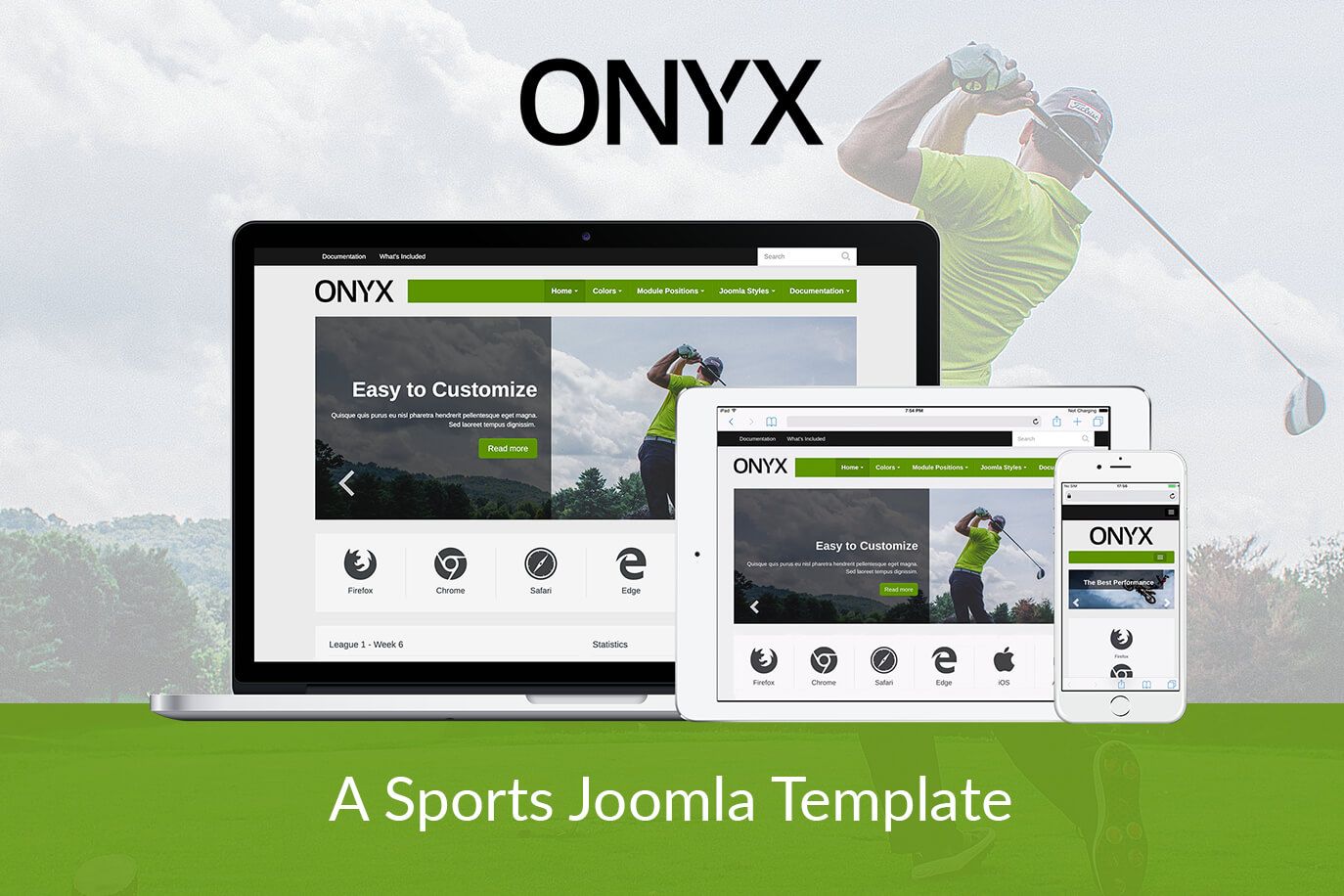 A flexible, multipurpose Joomla template - Onyx