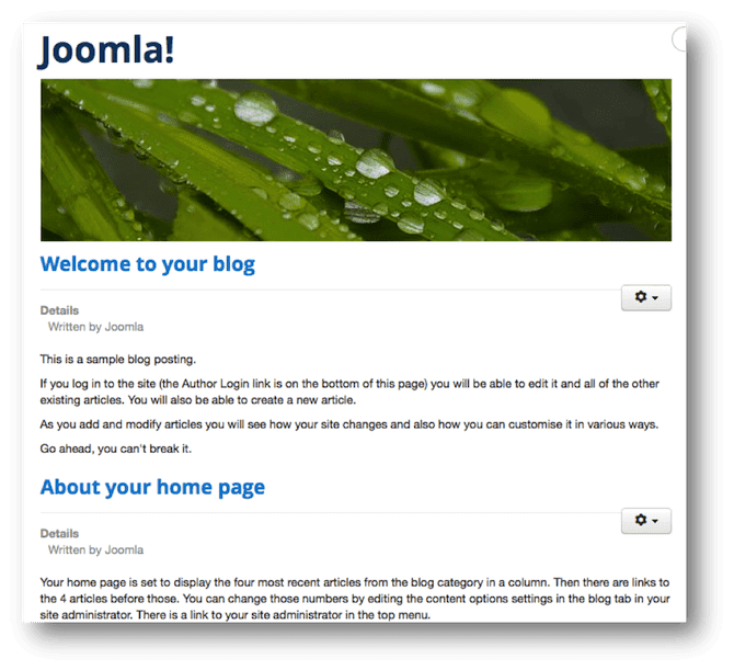 joomla 2.5 protostar template