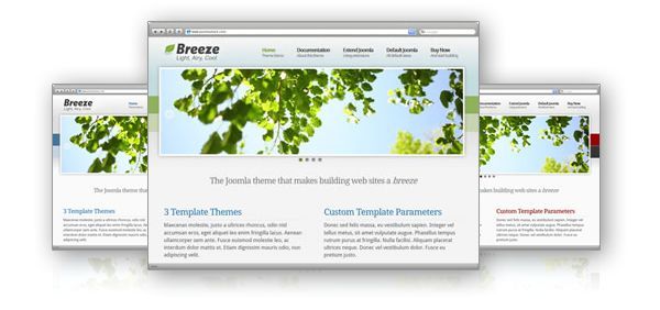 Introducing Breeze: A Light, Airy & Cool Joomla 1.7 Template