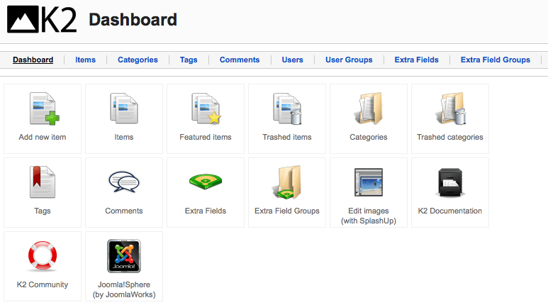 K2 Dashboard