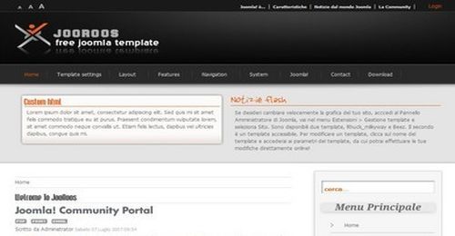 Jooroos Tempate Joomla 1.6