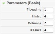 joomla_menu_item_parameters