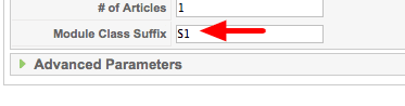 How to Apply a Module Class Suffix in Joomla! 1.5