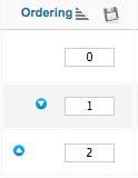 Reordering Articles, Menus and Modules in Joomla